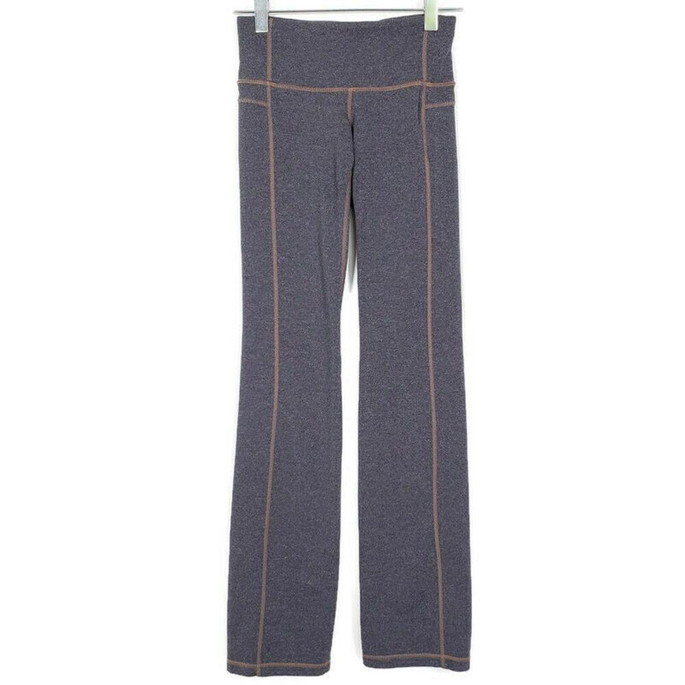 Athleta Gray Straight Up Pants XXS Straight leg Yoga Gym